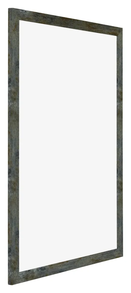 Bilderrahmen 67x98 cm - Blau Gold Meliert - MDF - Mura