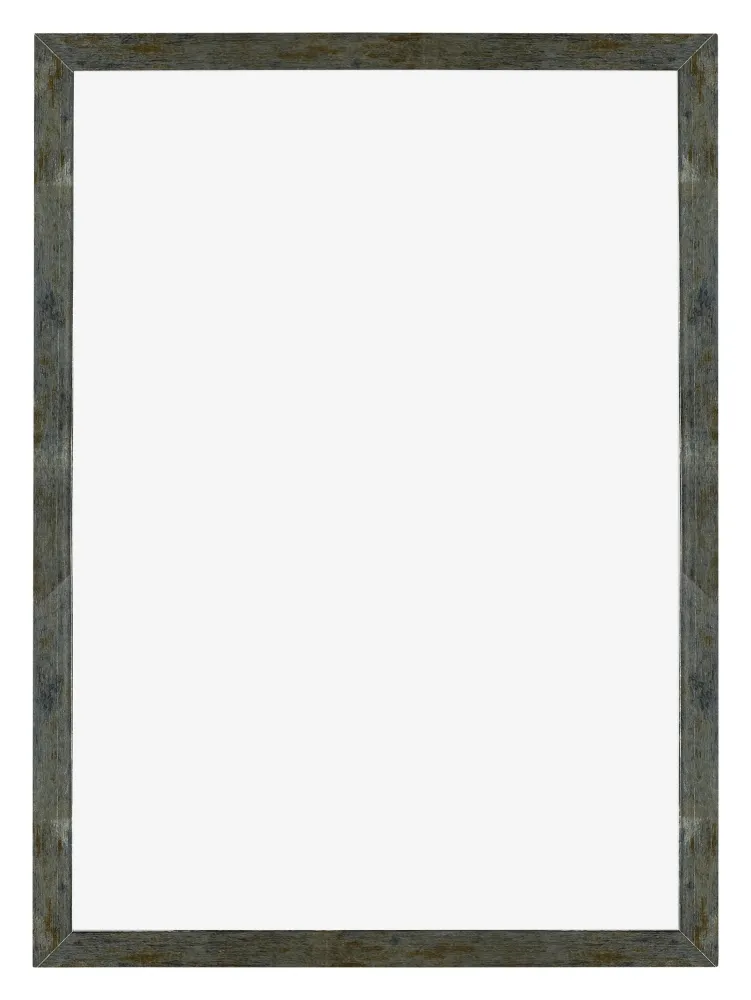 Bilderrahmen 67x98 cm - Blau Gold Meliert - MDF - Mura