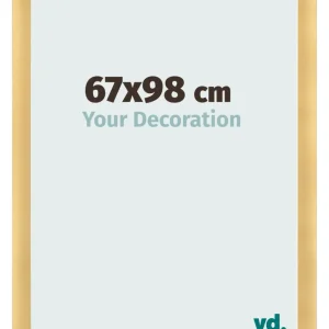Bilderrahmen 67x98 cm - Gold Matt - MDF - Pisa