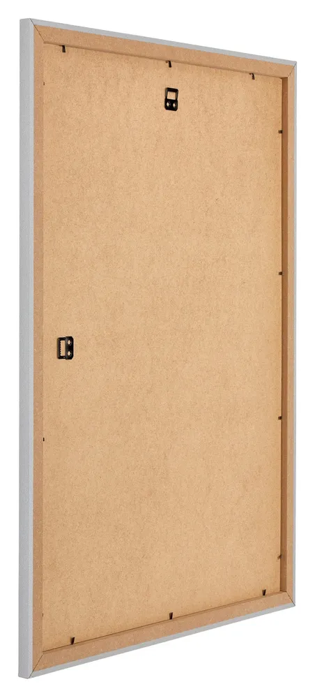 Bilderrahmen 67x98 cm - Silber Matt - MDF - Mura