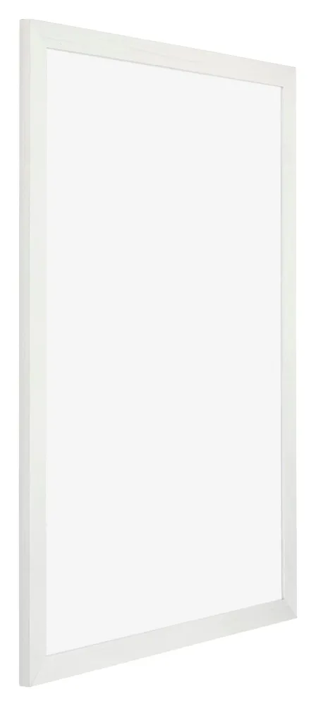 Bilderrahmen 67x98 cm - Weiss Gemasert - MDF - Mura