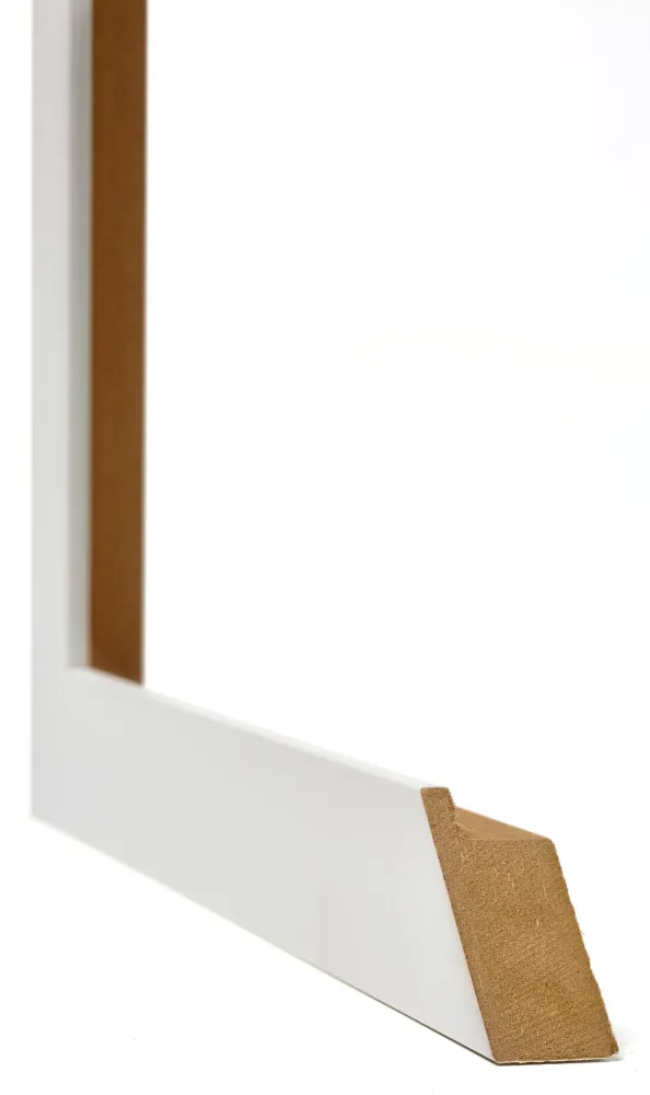 Bilderrahmen 67x98 cm - Weiss Matt - MDF - Mura