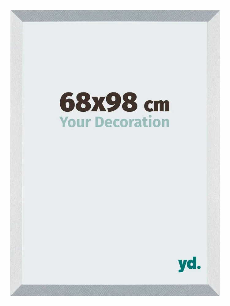 Bilderrahmen 68x98 cm - Aluminium - Gebürstet - MDF - Mura