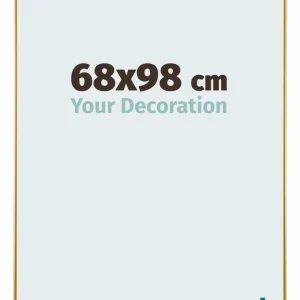 Bilderrahmen 68x98 cm - Gold - Kunststoff - Evry