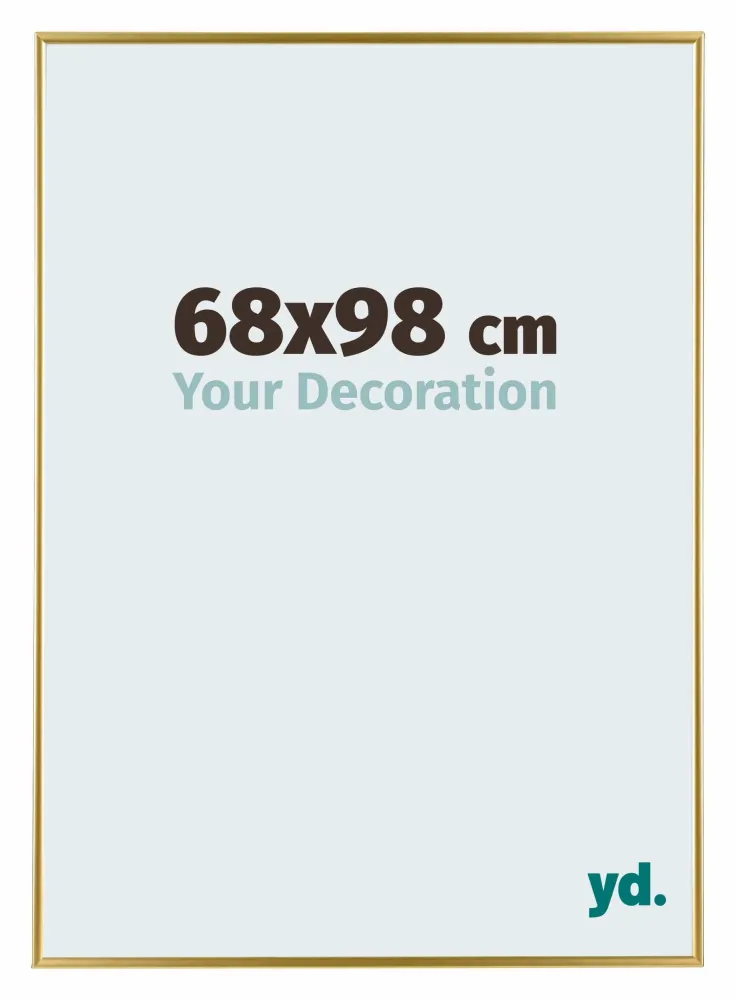 Bilderrahmen 68x98 cm - Gold - Kunststoff - Evry