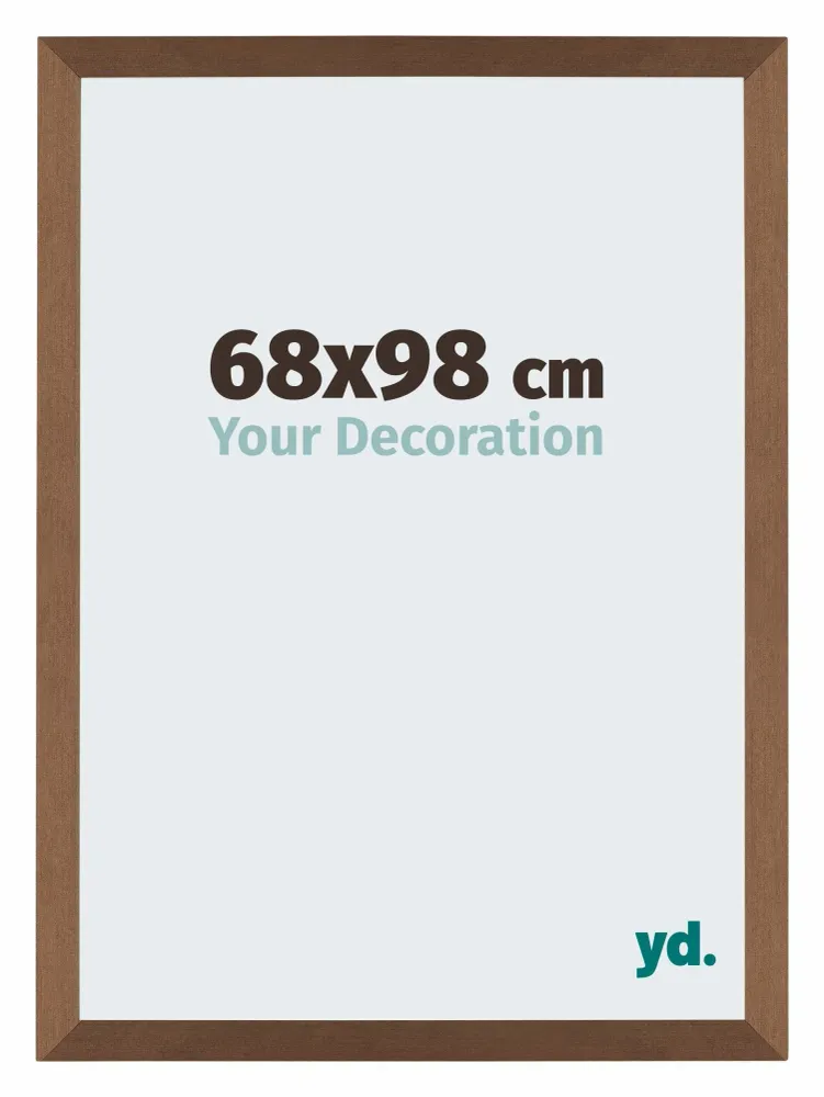 Bilderrahmen 68x98 cm - Kupfer Dekor - MDF - Mura