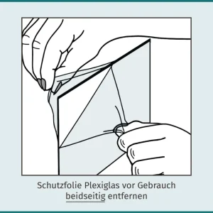 Bilderrahmen 68x98 cm - Rot - MDF - Mura