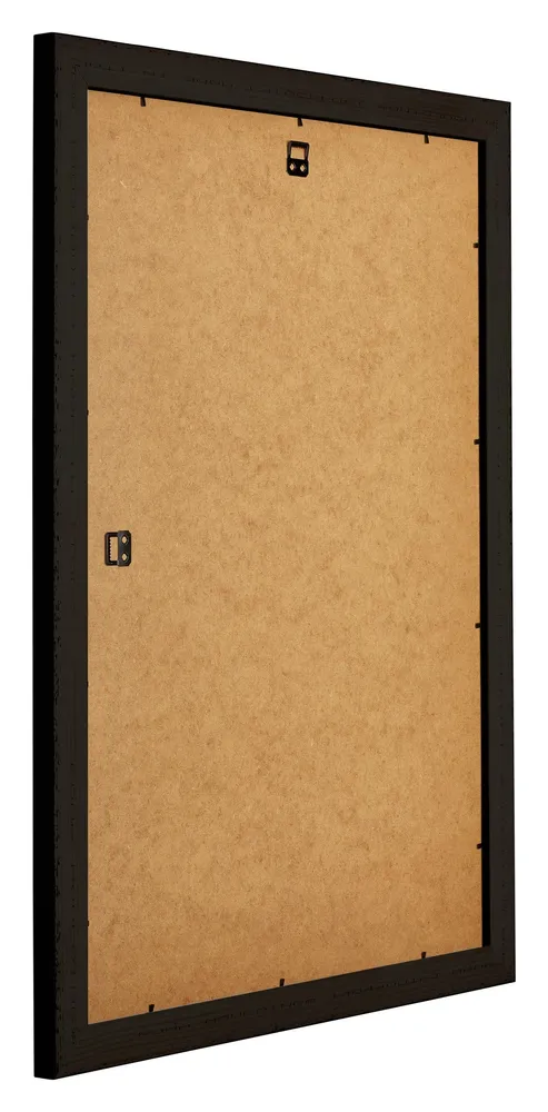 Bilderrahmen 68x98 cm - Schwarz Silber Poliert - Holz - Birmingham