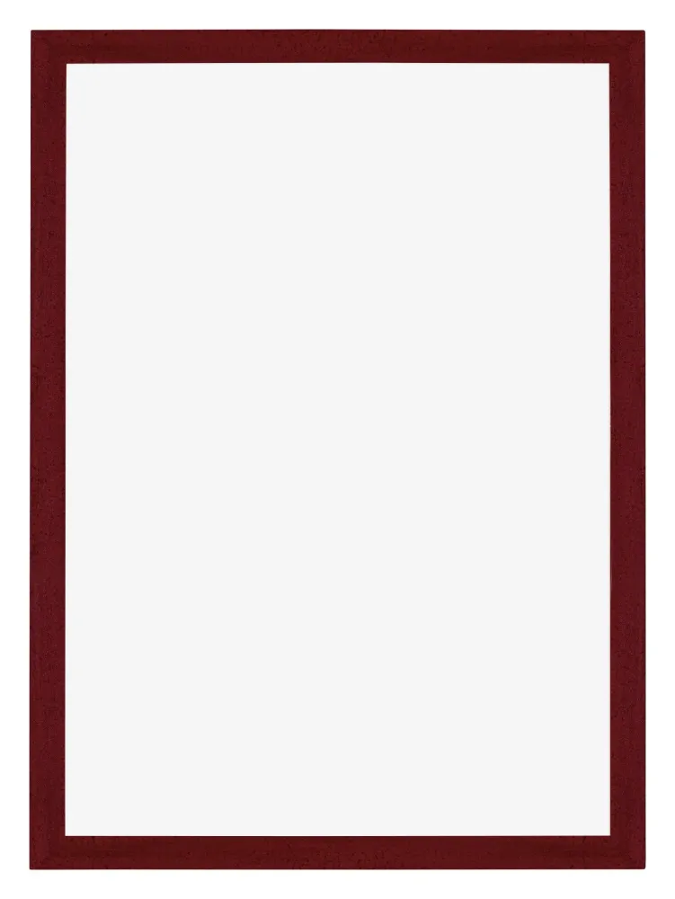Bilderrahmen 68x98 cm - Weinrot Gewischt - MDF - Mura
