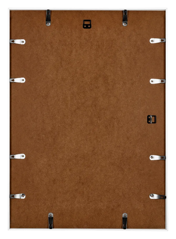 Bilderrahmen 68x98 cm - Weiss Hochglanz - Aluminium - Kent