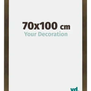 Bilderrahmen 70x100 cm - Bronze Dekor - MDF - Mura