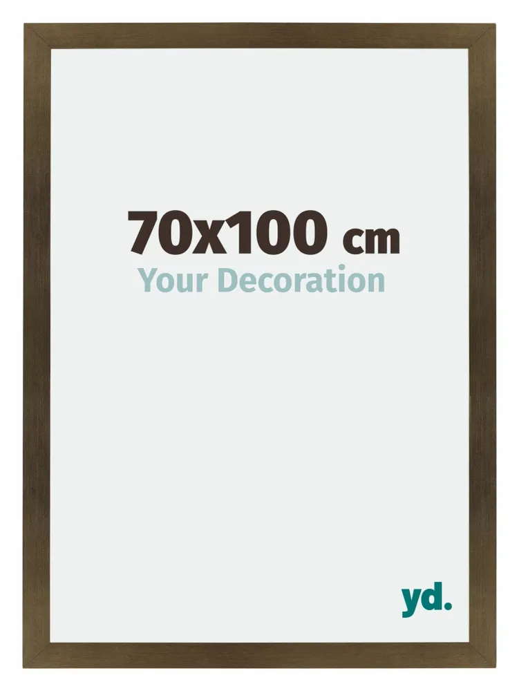 Bilderrahmen 70x100 cm - Bronze Dekor - MDF - Mura