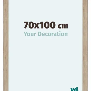 Bilderrahmen 70x100 cm - Eiche Hell - MDF - Como