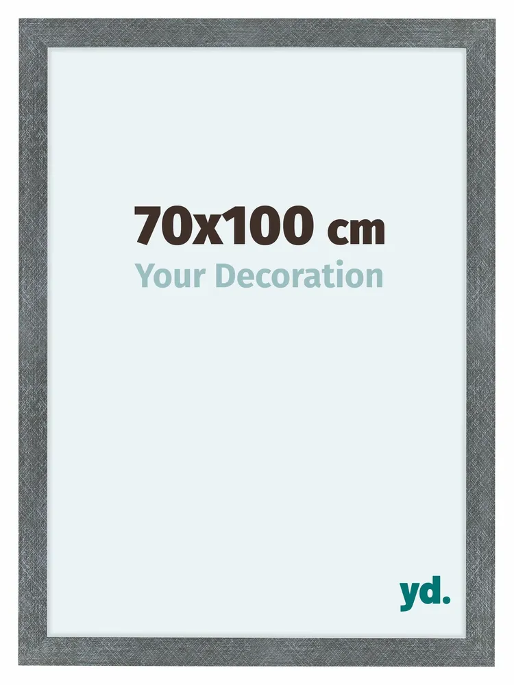 Bilderrahmen 70x100 cm - Eisen Gewischt - MDF - Como