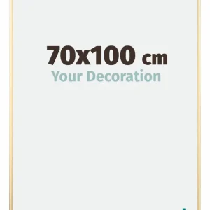 Bilderrahmen 70x100 cm - Gold - Aluminium - Kent