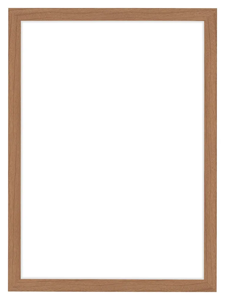 Bilderrahmen 70x100 cm - Nussbaum Hell - MDF - Como