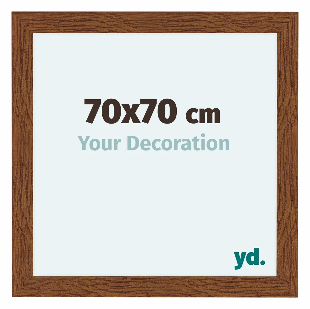 Bilderrahmen 70x70 cm - Eiche Rustikal - MDF - Como