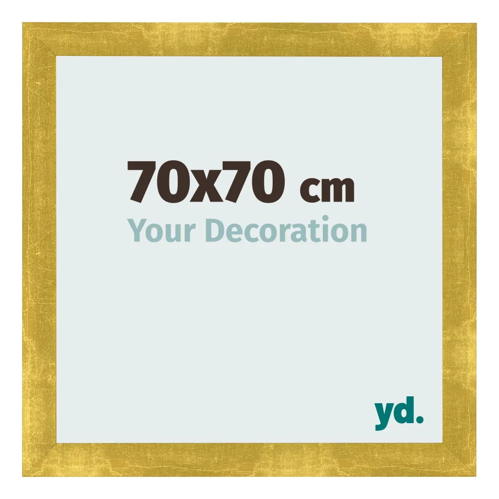 Bilderrahmen 70x70 cm - Gold Vintage - MDF - Pisa