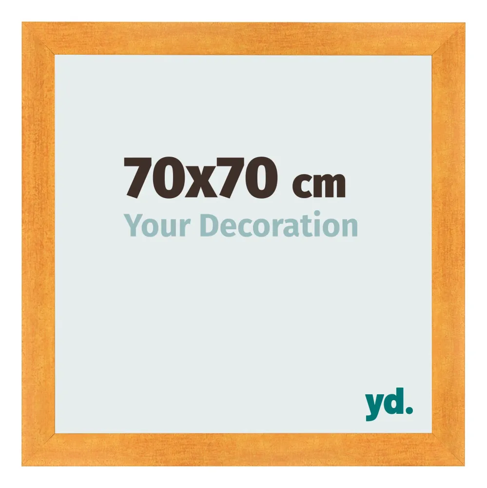 Bilderrahmen 70x70 cm - Orange - MDF - Pisa