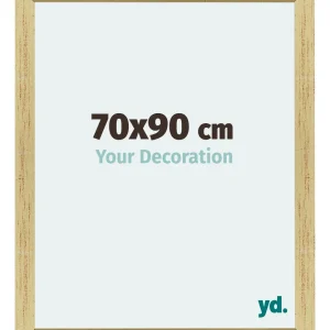 Bilderrahmen 70x90 cm - Goldglanz - MDF - Mura
