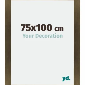 Bilderrahmen 75x100 cm - Bronze Dekor - MDF - Mura