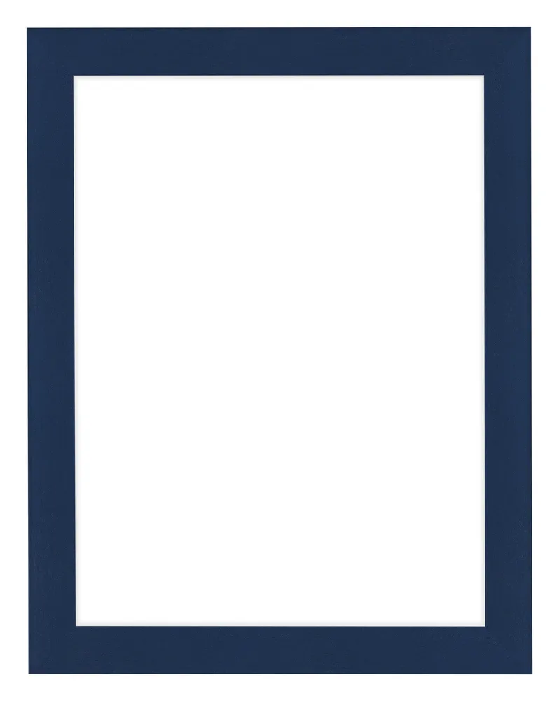 Bilderrahmen 75x100 cm - Dunkelblau Gewischt - MDF - Como
