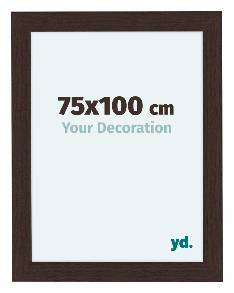 Bilderrahmen 75x100 cm - Eiche Dunkel - MDF - Como