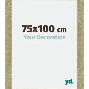 Bilderrahmen 75x100 cm - Gold Antik - MDF - Mura