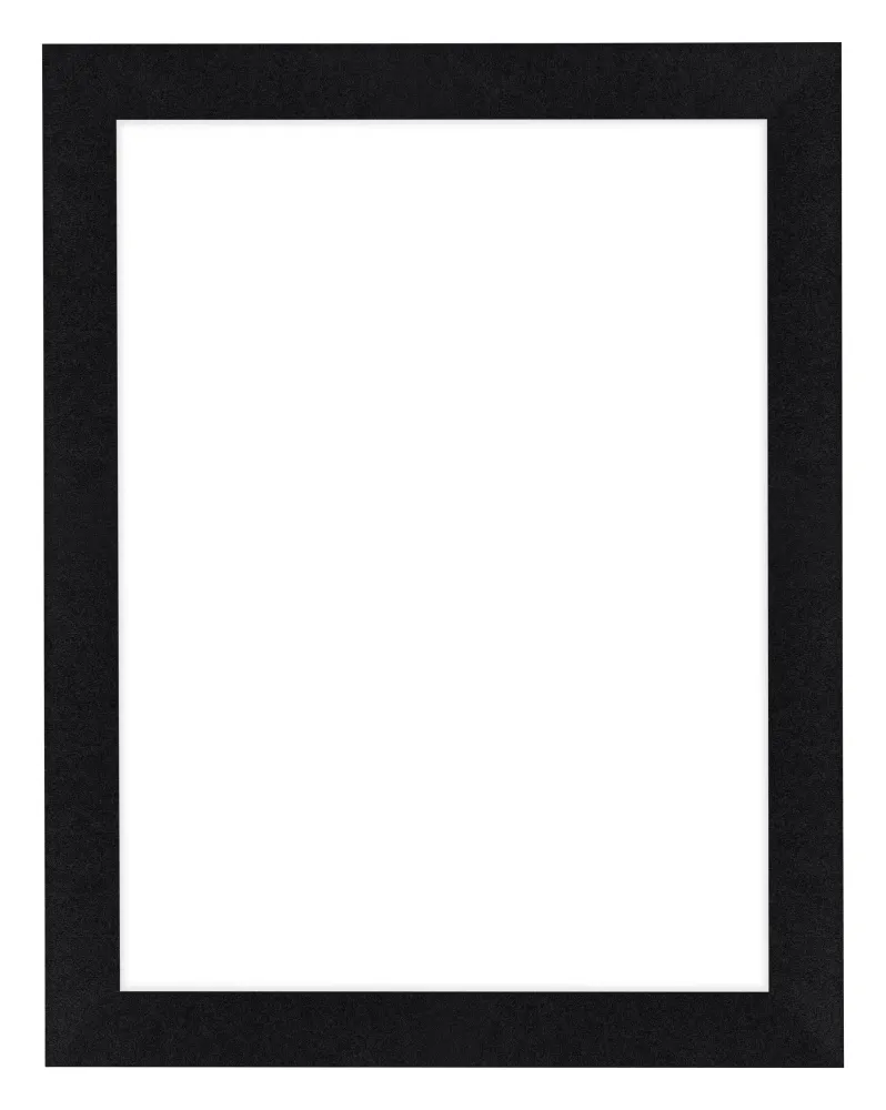 Bilderrahmen 75x100 cm - Schwarz Matt - MDF - Como