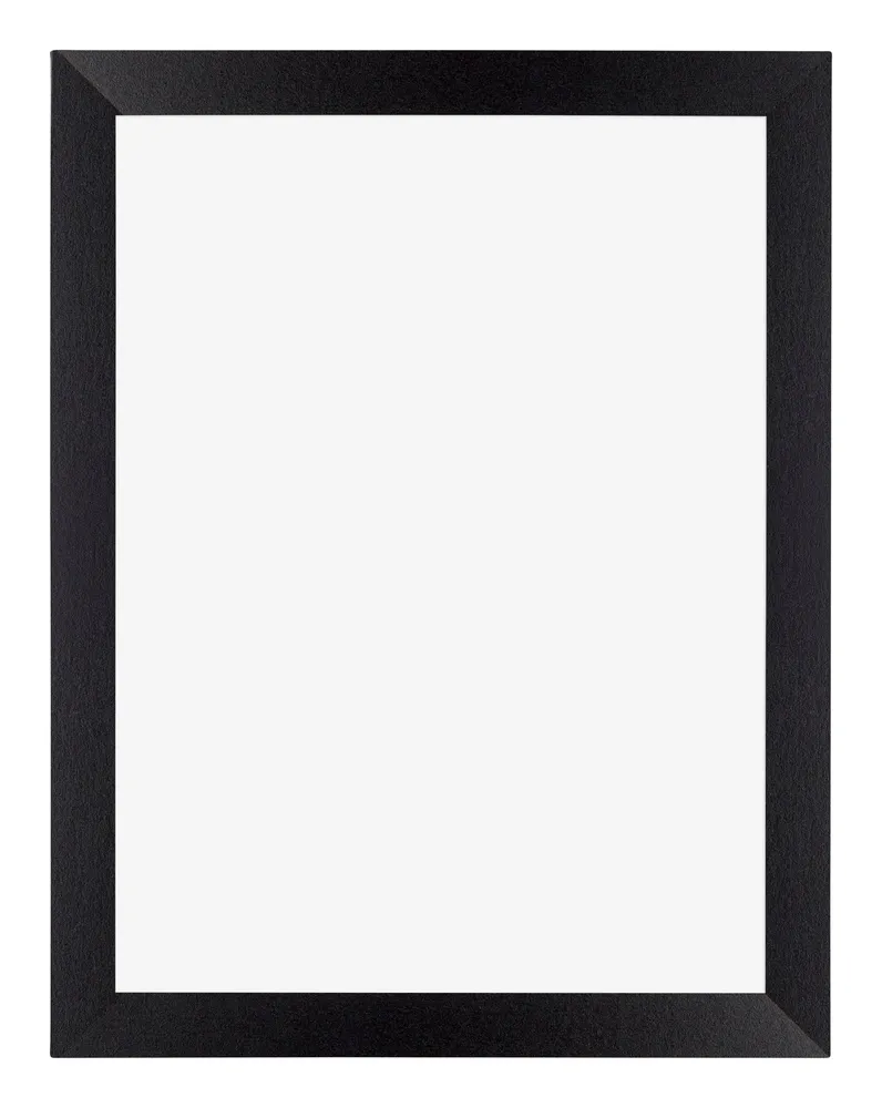 Bilderrahmen 75x100 cm - Schwarz Matt - MDF - Mura