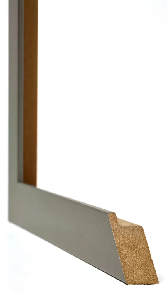 Bilderrahmen 75x98 cm - Aluminium - Gebürstet - MDF - Mura