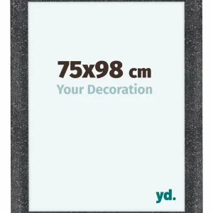 Bilderrahmen 75x98 cm - Grau Gewischt - MDF - Como