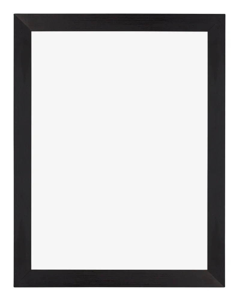 Bilderrahmen 75x98 cm - Schwarz Gemasert - MDF - Mura