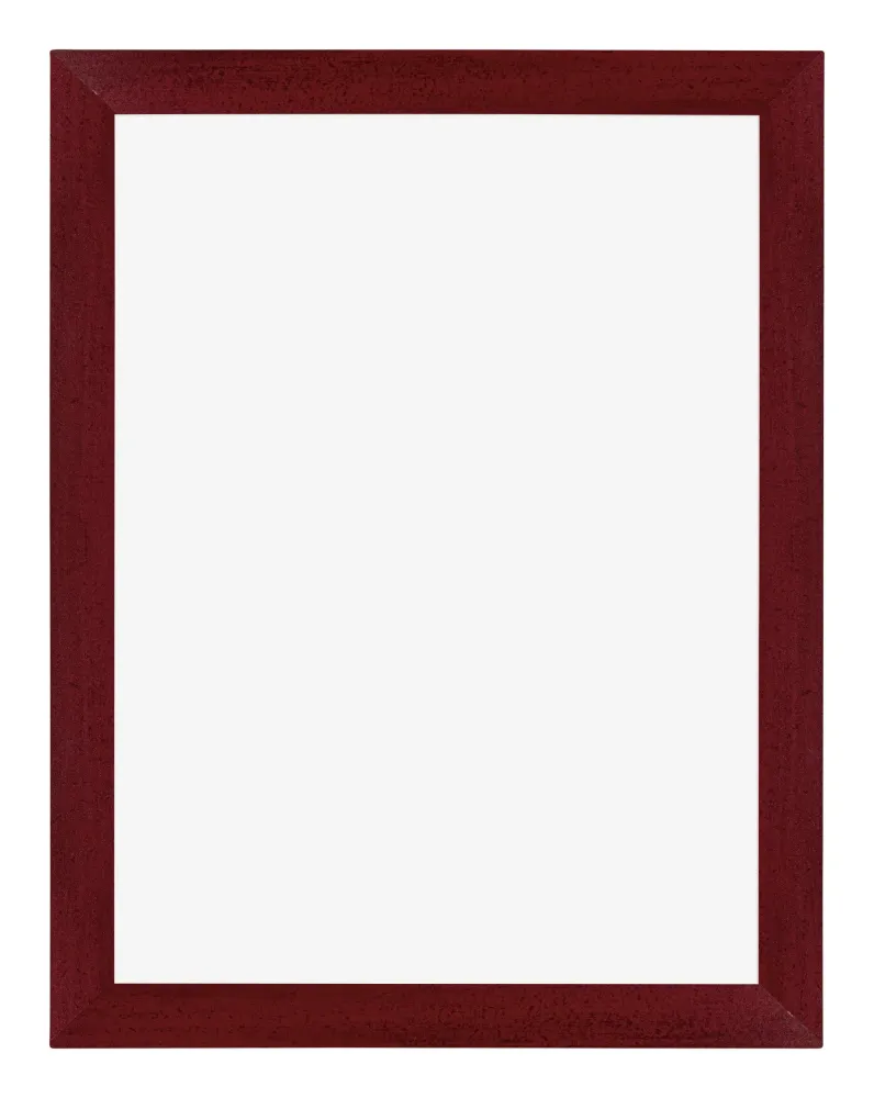 Bilderrahmen 75x98 cm - Weinrot Gewischt - MDF - Mura
