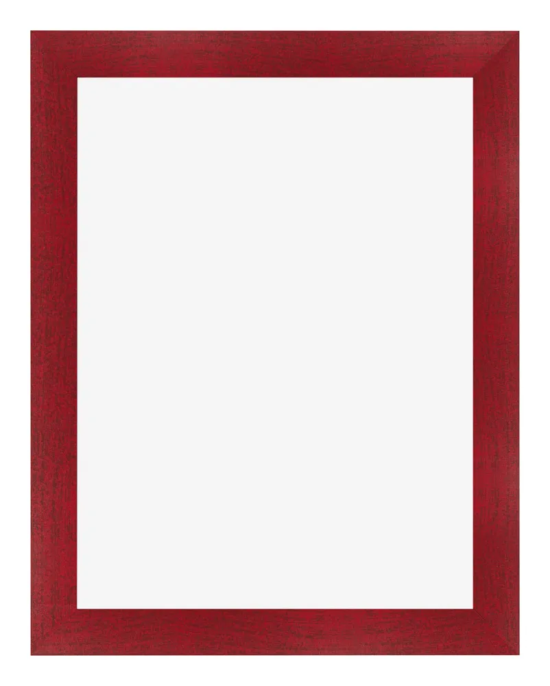 Bilderrahmen 75x98 cm - Weinrot Gewischt - MDF - Pisa