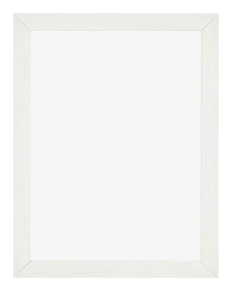 Bilderrahmen 75x98 cm - Weiss Gemasert - MDF - Mura