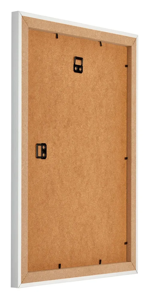 Bilderrahmen 75x98 cm - Weiss Gemasert - MDF - Mura