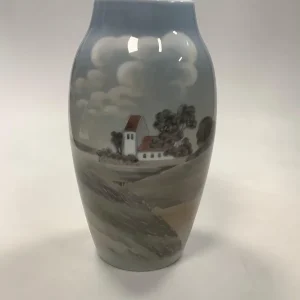 Bing und Grondahl Jugendstil-Vase Landschaft Nr. 8792/243