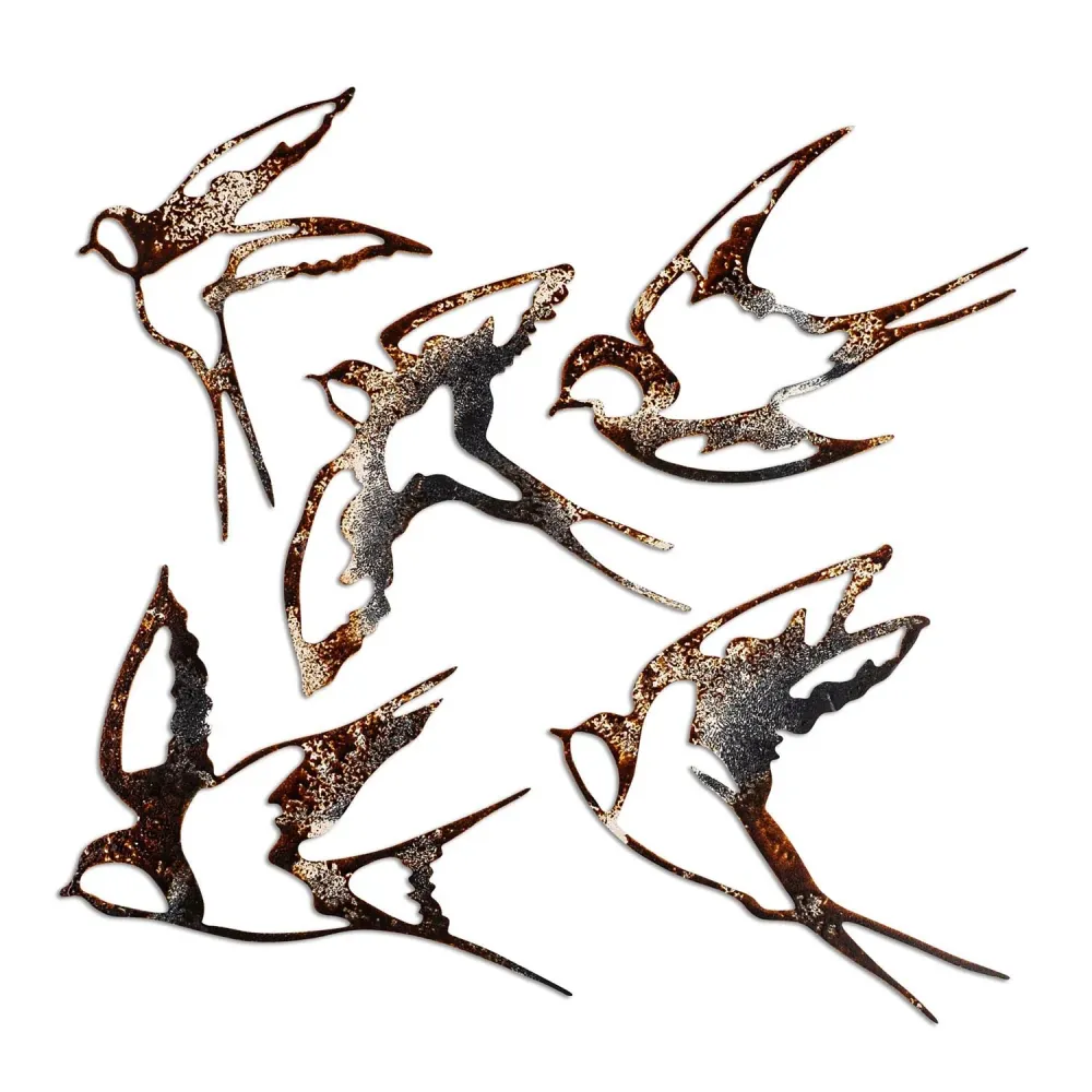 Birds Wanddeko - Mehrfarbig