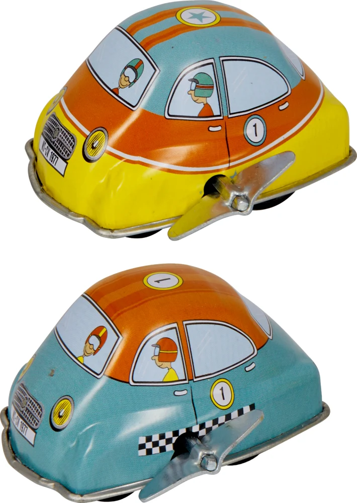 Blech-Spielauto zum Aufziehen - Bunte Geschenke, sort.