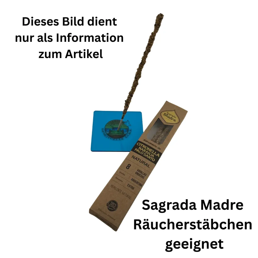 Blume des Lebens – Motiv 4 | Abstrakter Räucherstäbchenhalter aus Acryl - 10 × 10 cm
