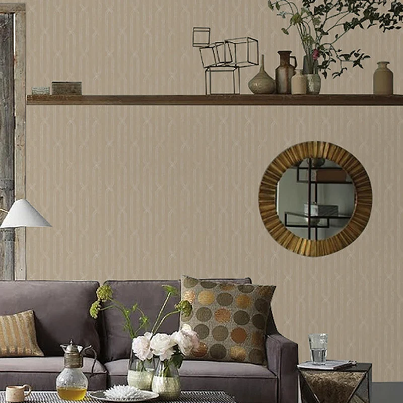 20,5" x 33' Geometrien-Tapetenrolle für Wohnzimmer-Streifenwanddekoration Pastellfarbe, schmutzabweisend Clearhalo