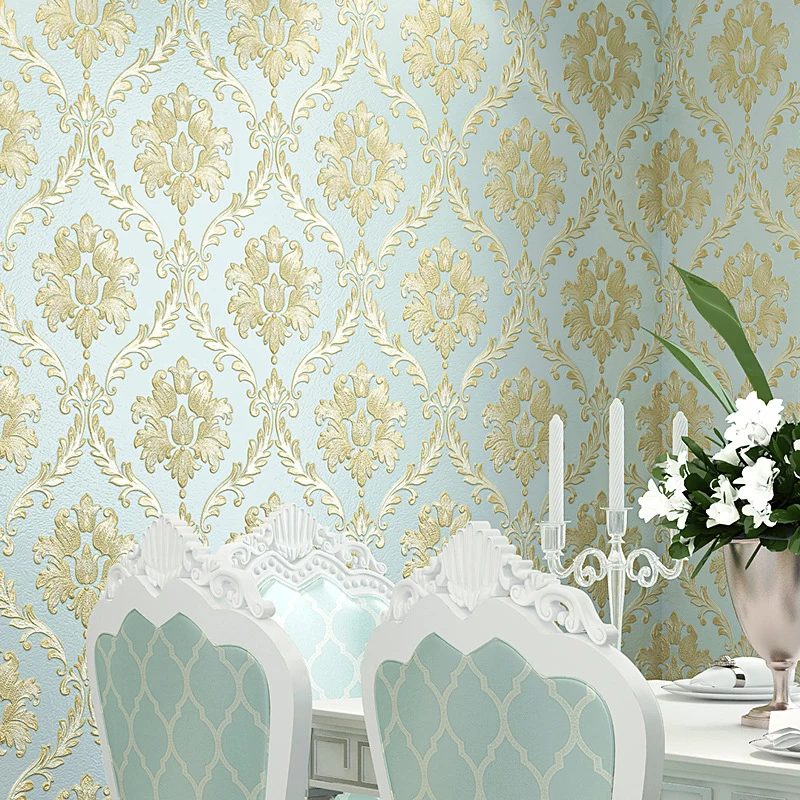 54,2 Quadratfuß. Dekorative, nicht geklebte Vliestapete mit Harlekin- und Blumenmuster Pastellfarben Clearhalo