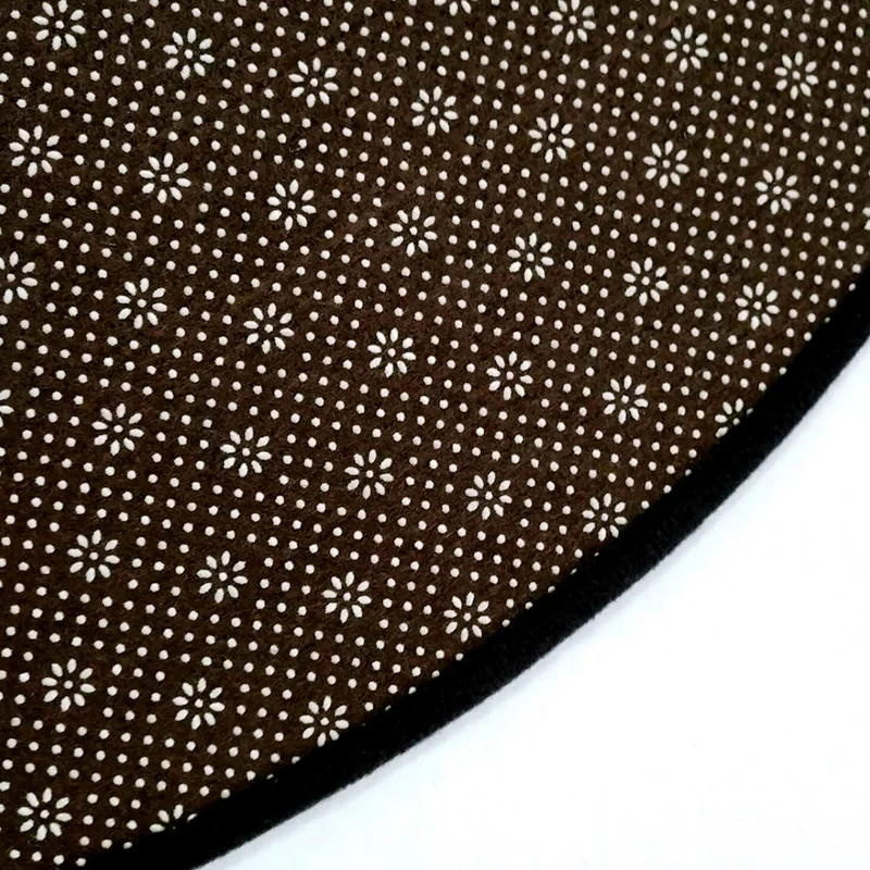 Blauer und goldener moderner Teppich aus Polypropylen mit geometrischem Muster, haustierfreundlich, waschbar, rutschfester...