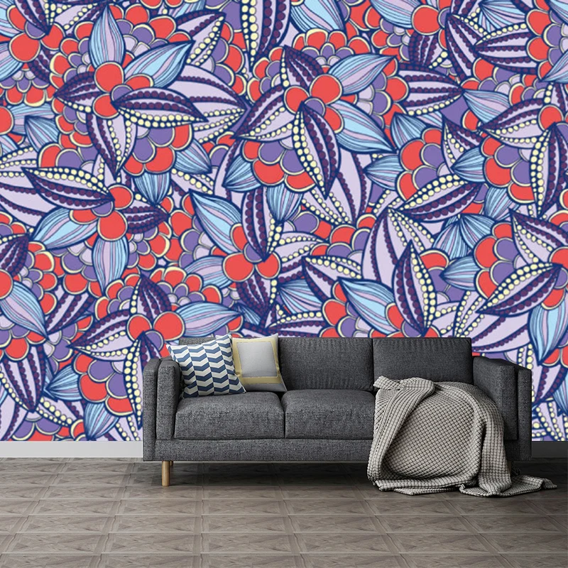 Blumen-Pflanzen-Wandaufkleber, Boho-Chic, glatte Wandverkleidung mehreren Farben, maßgeschneidert Clearhalo