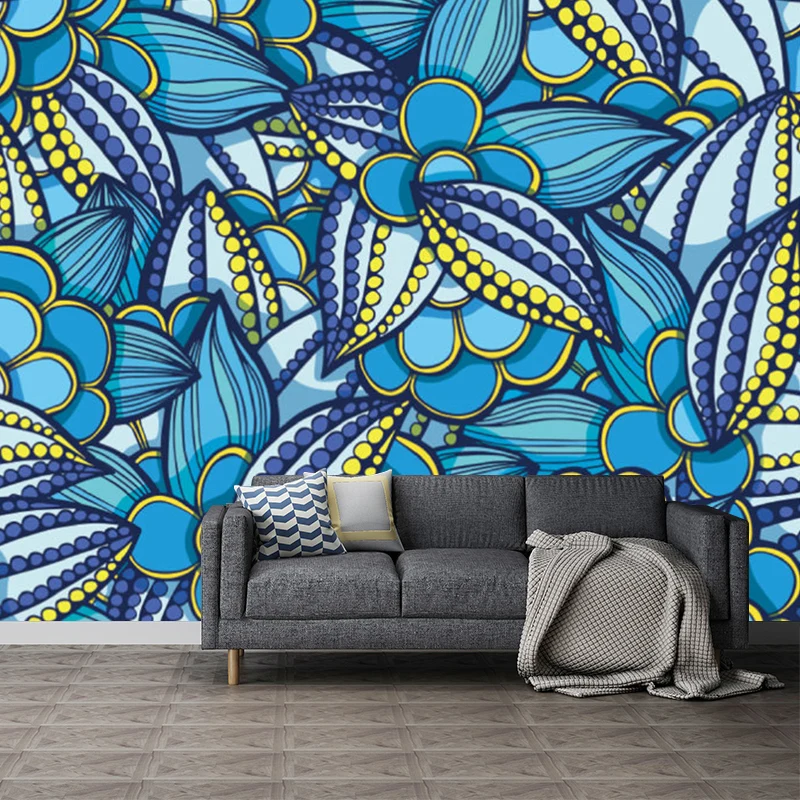 Blumen-Pflanzen-Wandaufkleber, Boho-Chic, glatte Wandverkleidung mehreren Farben, maßgeschneidert Clearhalo
