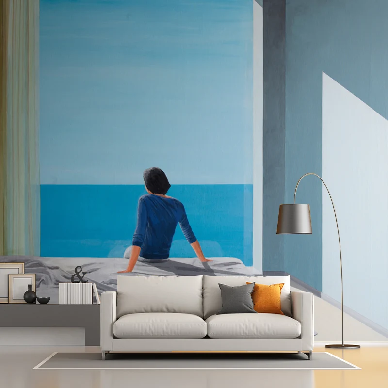 Comeback to Seaside Wandbild, künstlerische, feuchtigkeitsbeständige Schlafzimmer-Wanddekoration, optionale Größe Clearhalo