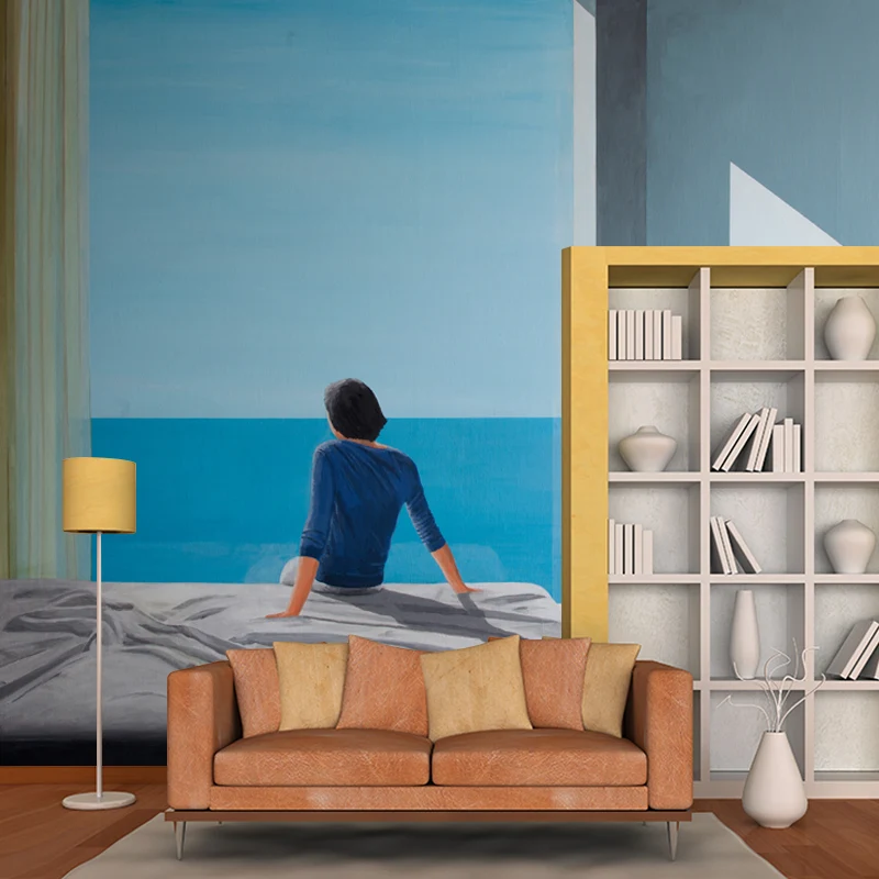 Comeback to Seaside Wandbild, künstlerische, feuchtigkeitsbeständige Schlafzimmer-Wanddekoration, optionale Größe Clearhalo