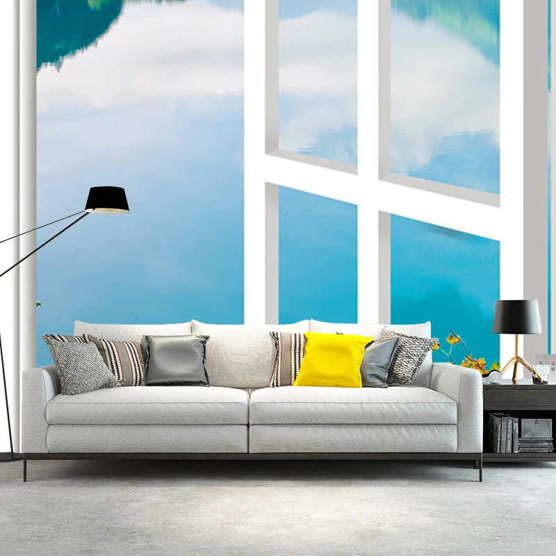 Dekoratives Wandbild über dem Fenster, Wandkunst personalisierter Größe für die Balkondekoration Clearhalo