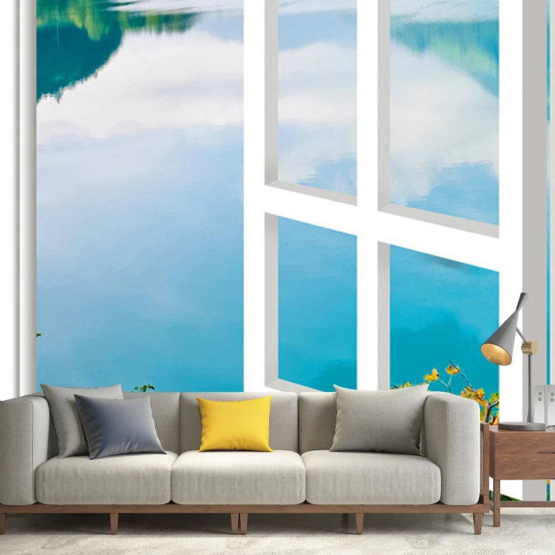 Dekoratives Wandbild über dem Fenster, Wandkunst personalisierter Größe für die Balkondekoration Clearhalo